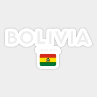 Bolivia flag, bolivian flag Sticker